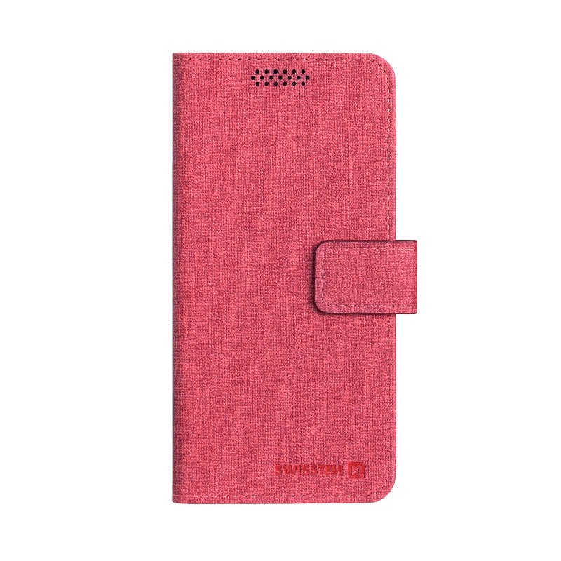 Levně Pouzdro knížka univerzální Swissten Libro Book XL 158mm x 80mm červené