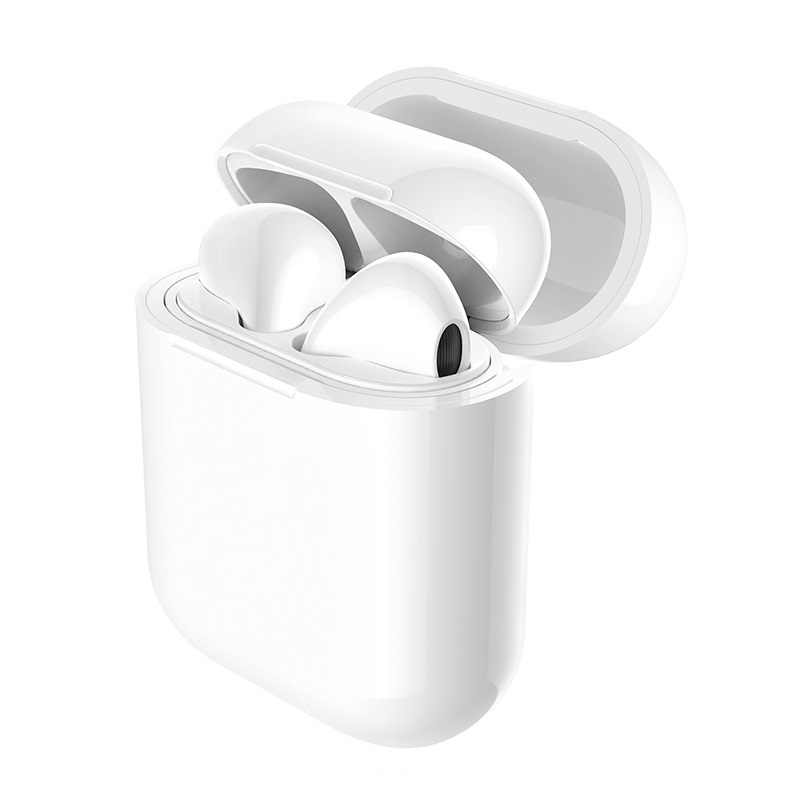 Levně Pouzdro pro Apple AirPods HOCO CW18 podporující bezdrátové dobíjení bílé