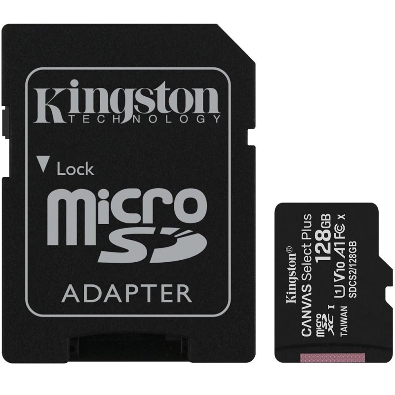 Levně Kingston Canvas Select Plus microSDXC 128GB SDCS2/128GB