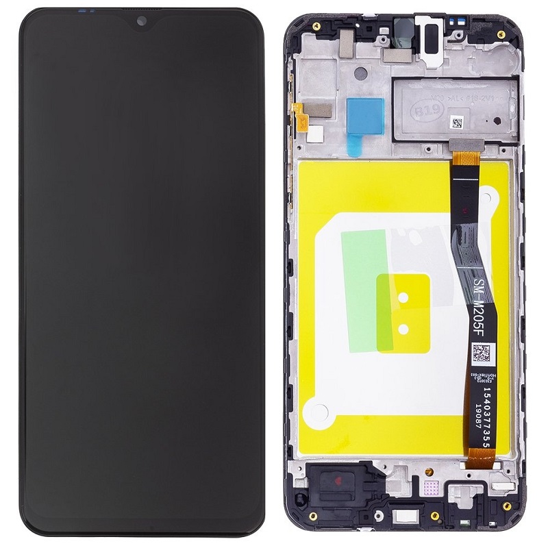 1024250_LCD display Samsung M205 Galaxy M20 dotyk. folie cerny.jpg