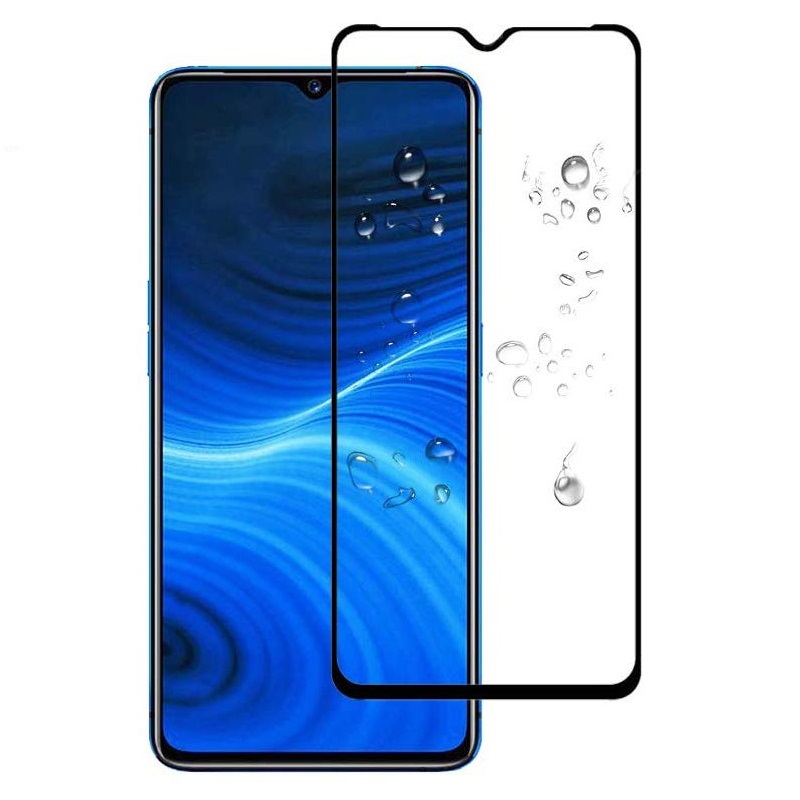 Screen Glass Realme X2 PRO 2.5D Full Screen zaoblené kraje černé 1024287