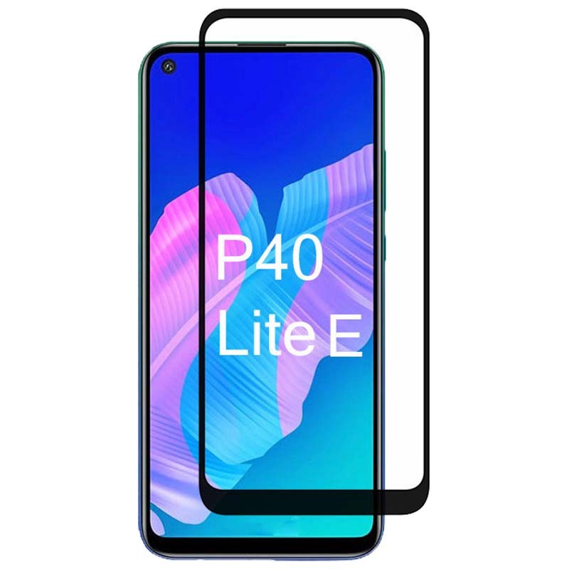 5D GLASS Tvrzené sklo s rámečkem na Huawei P40 Lite E , černé 5903396055652