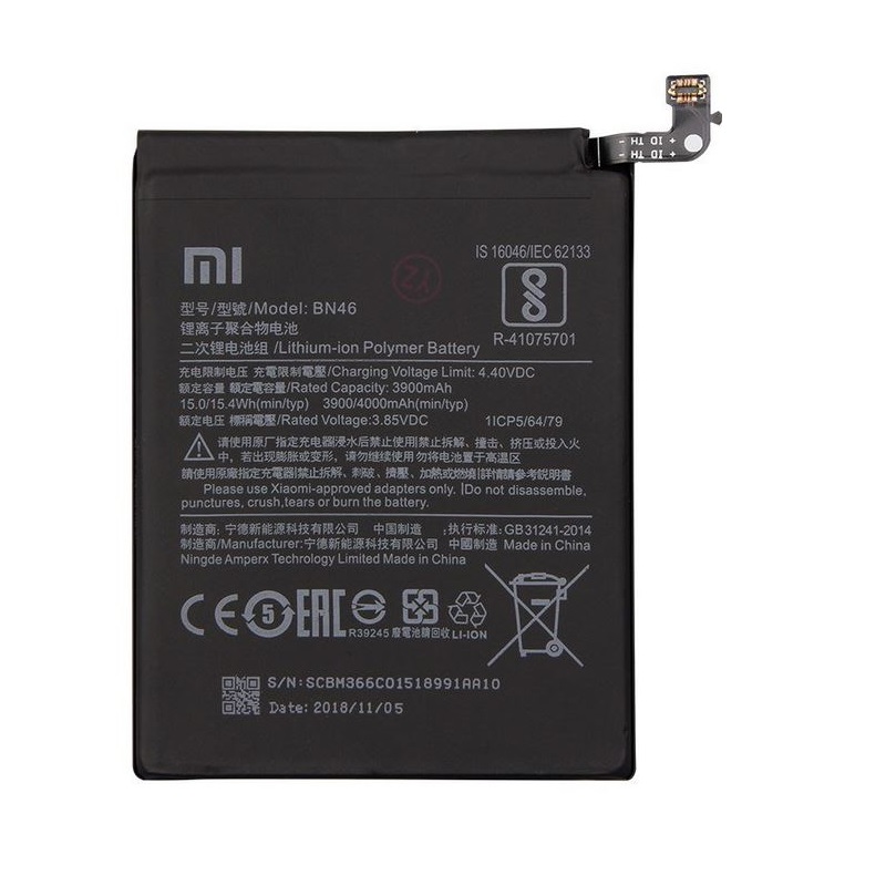 nephew defeat Philosophical Baterie Xiaomi BN46 Redmi 7, Note 6, Note 8T 4000mAh Original (volně) |  MobilMax.cz