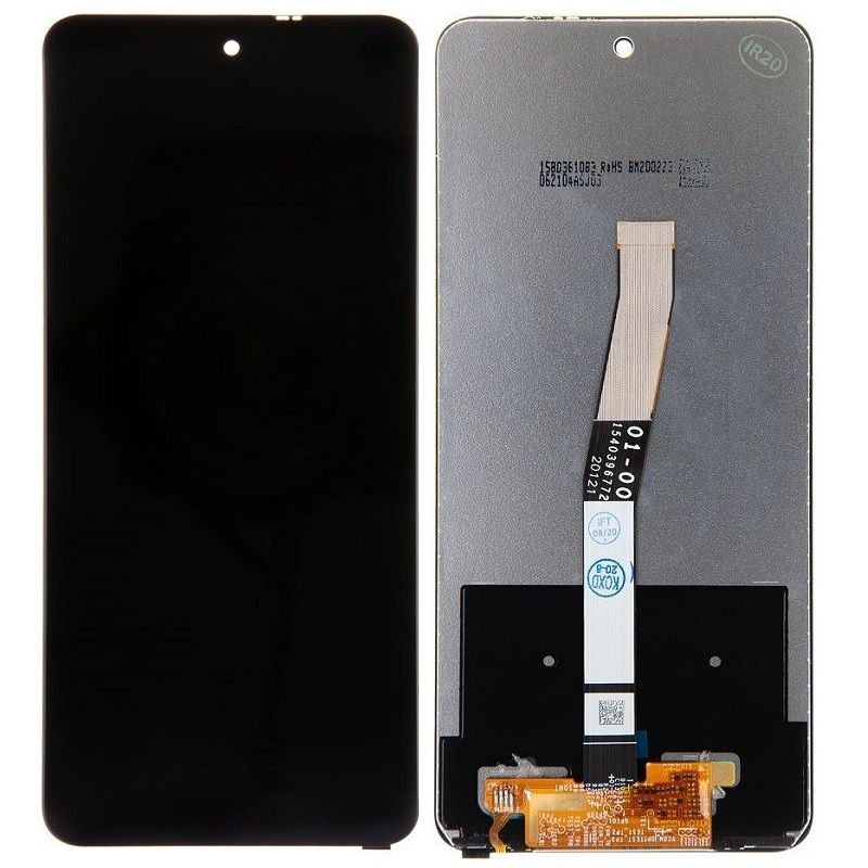 Levně LCD display Xiaomi Redmi Note 9 PRO, Note 9S + dotykové sklo černý