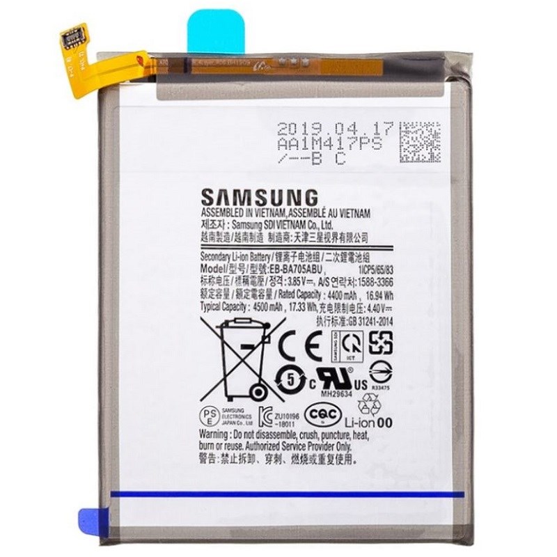 Levně Baterie Samsung EB-BA705ABU A705 Galaxy A70 Li-ion 4500mAh (volně)