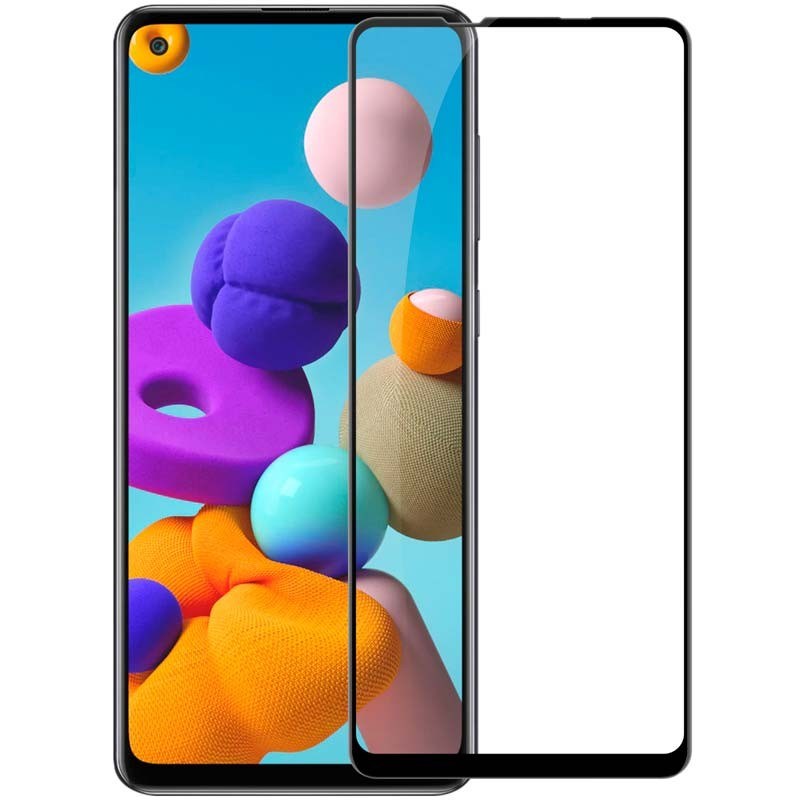 Screen Glass Protector Samsung A217 Galaxy A21s 5D Full Glue Ceramic černé 1025402