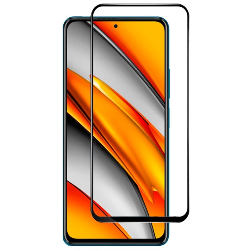 Screen Glass Protector Xiaomi POCO F3 / Redmi K40 / Mi 11i 5G 5D Full Glue Ceramic černé 1025926