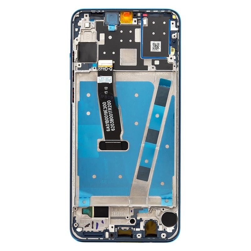 LCD display Huawei P30 Lite + dotyk.sklo + přední kryt 48MP modrý