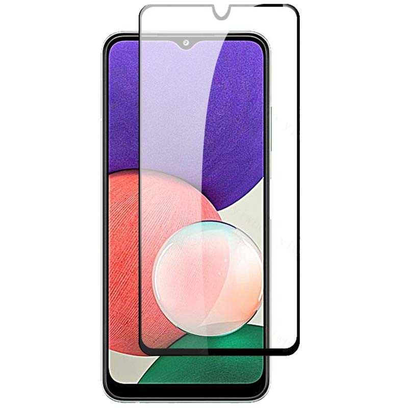 Screen Glass Protector Samsung A226 Galaxy A22 5G 5D Full Glue Ceramic černý 1026033