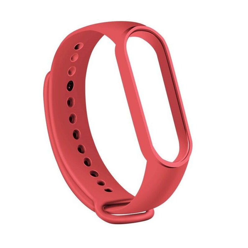 Levně Rhinotech Xiaomi Mi Band 5, světle červená RTACC035