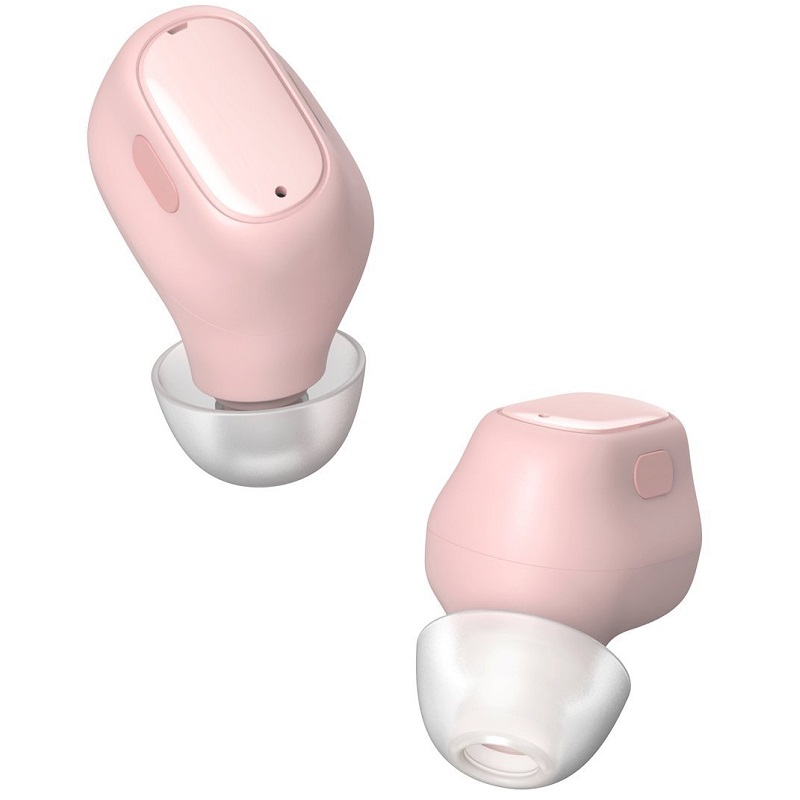 Sluchátka Bluetooth TWS Baseus Encok WM01 V5.0 NNGWM01-04 + dobíjecí pouzdro růžová