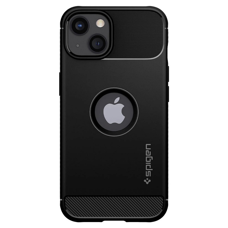 Funda Spigen Rugged Armor, m. black - iPhone 13 Pro Max (ACS03200)