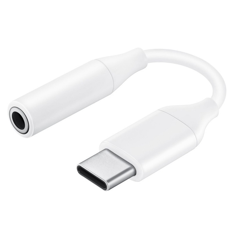 Redukce Samsung EE-UC10JUWE USB-C na 3,5 Jack DAC převodník pro připojení sluchátek náhrada bílá