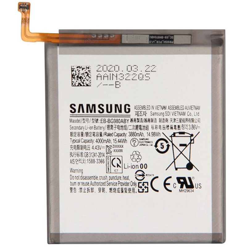 Baterie Samsung EB-BG980ABY 4000mAh Galaxy S20 G980F (Service Pack) Original