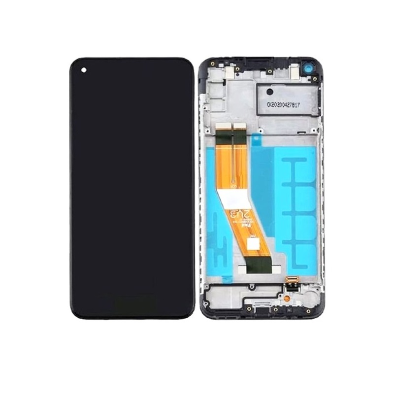 LCD display Samsung A125 Galaxy A12 + dotykové sklo Original Service Pack černý