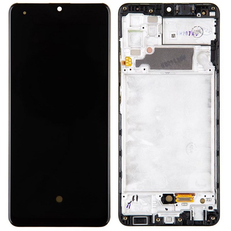 LCD display Samsung A325 Galaxy A32 4G + dotykové sklo + kryt Original černý