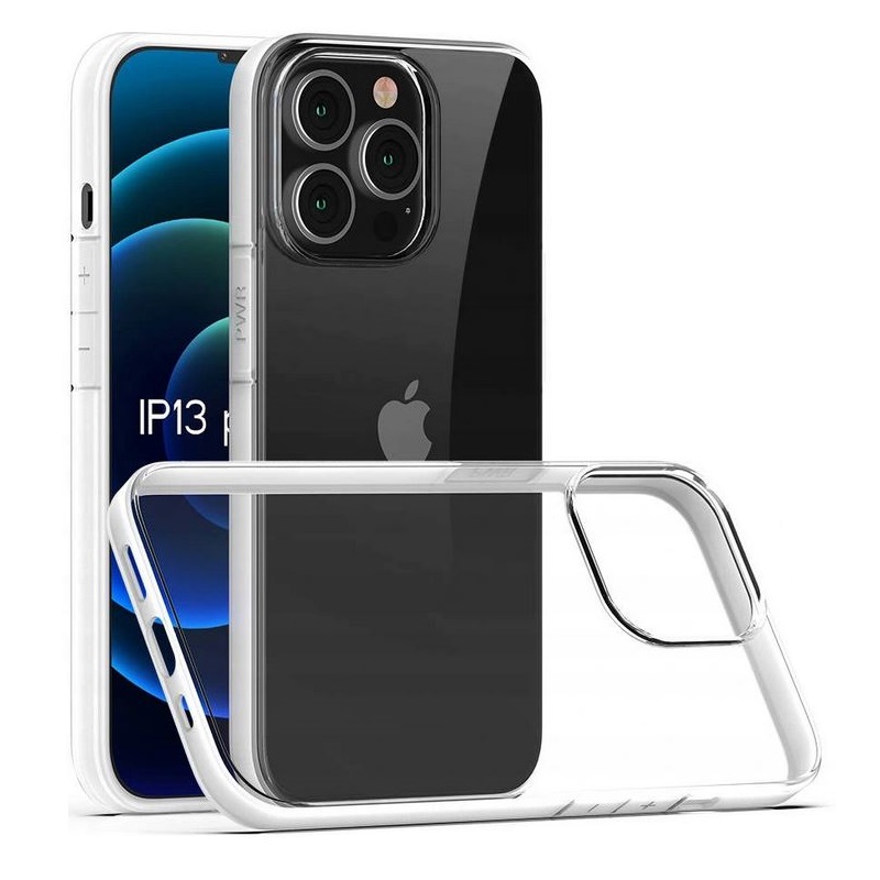 Pouzdro 1Mcz Thick TPU Apple iPhone 13 Pro Max čiré