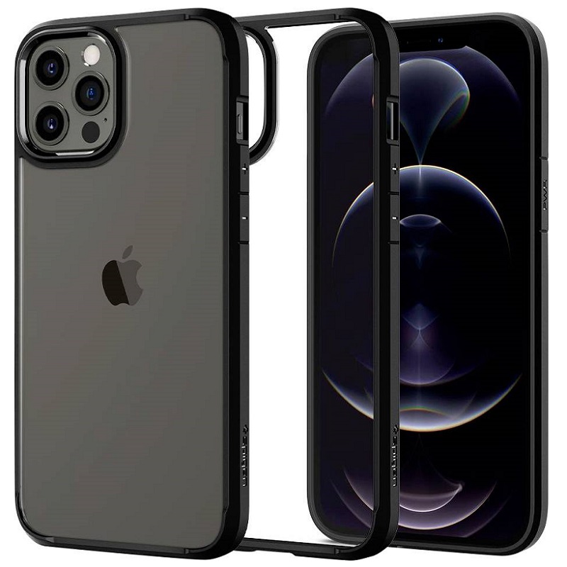 1026977_Pouzdro Apple iPhone 12, iPhone 12 PRO SPIGEN Ultra Hybrid ACS01703 Matte Black_01.jpg