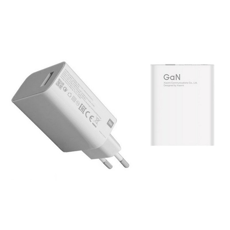 Nabíječka Xiaomi MDY-12-EA USB GaN 55W cestovní adapter bílá