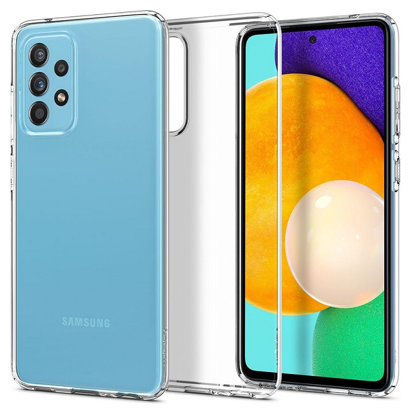 Levně Pouzdro Spigen Liquid Crystal Samsung Galaxy A52s 5G/Galaxy A52 LTE/5G čiré