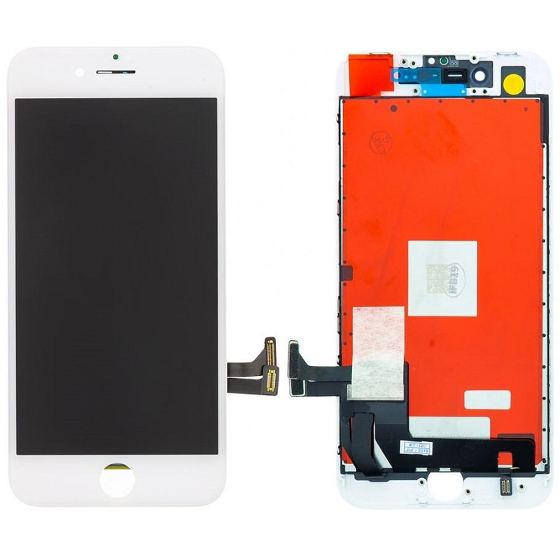 Levně LCD display Apple iPhone SE 2022 + dotyková folie bílý OEM