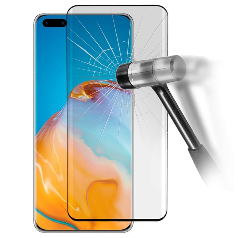 Screen Glass Huawei P40 PRO 5D Full Glue zaoblené černé 1027308