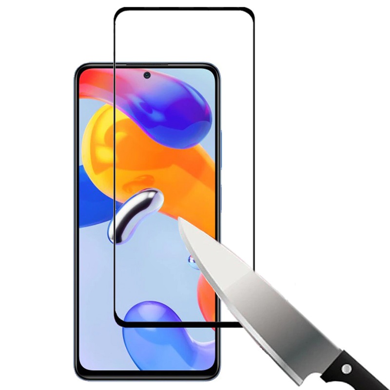 Screen Glass Protector Xiaomi Redmi Note 11 PRO, Note 11 PRO 5G 5D Full Glue Ceramic černé 1029848