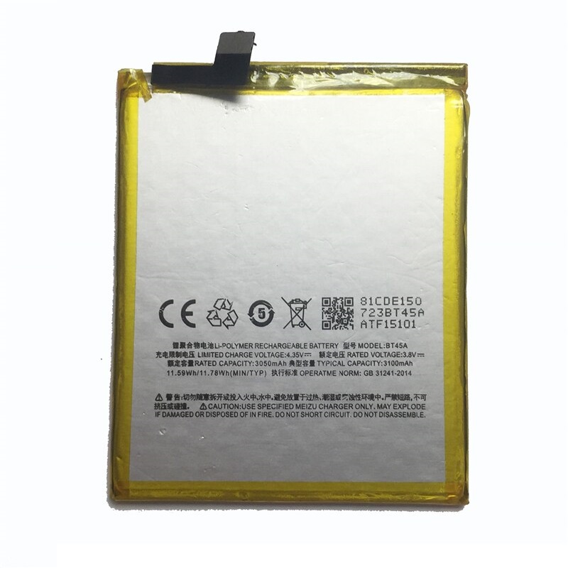 Baterie Meizu BT45A pro Meizu PRO 5 Li-pol 3100 mAh Original (volně)