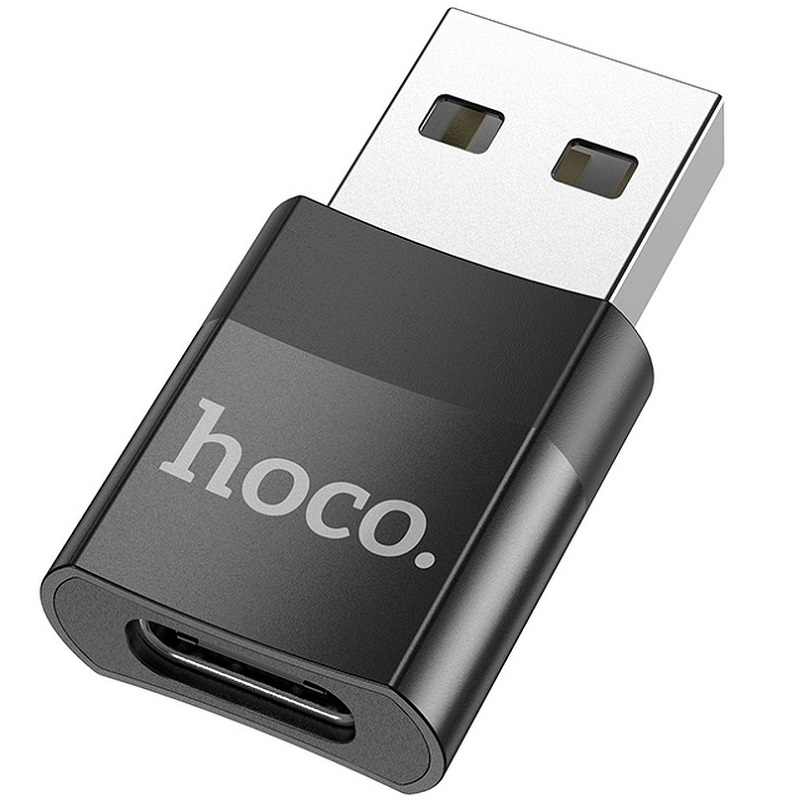 Levně Adaptér USB (samec) na USB-C (samice) HOCO UA17 OTG redukce černý