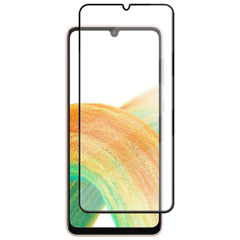 Screen Glass Samsung A336 Galaxy A33 5G 5D Full Glue zaoblené černé 1027813