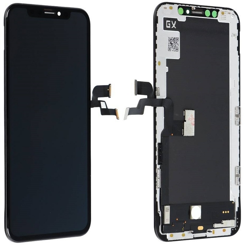 Levně LCD display Apple iPhone XS + dotyková folie černý typ OLED