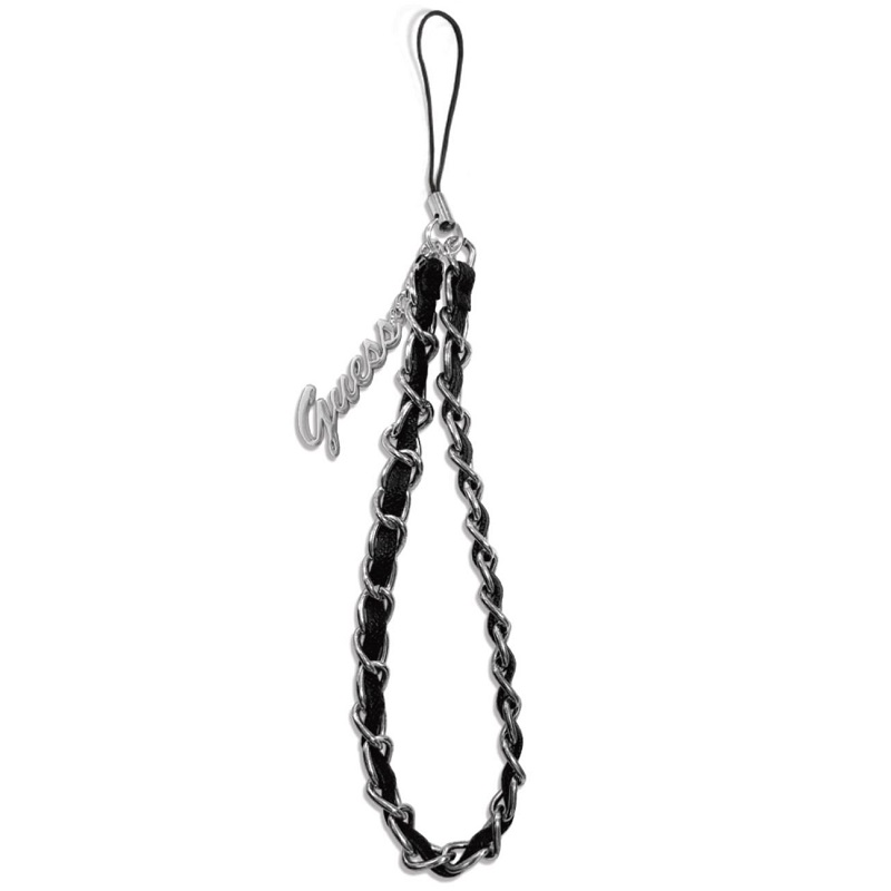 Levně Guess Strap GUSTSASSK black Metal Classic Charm