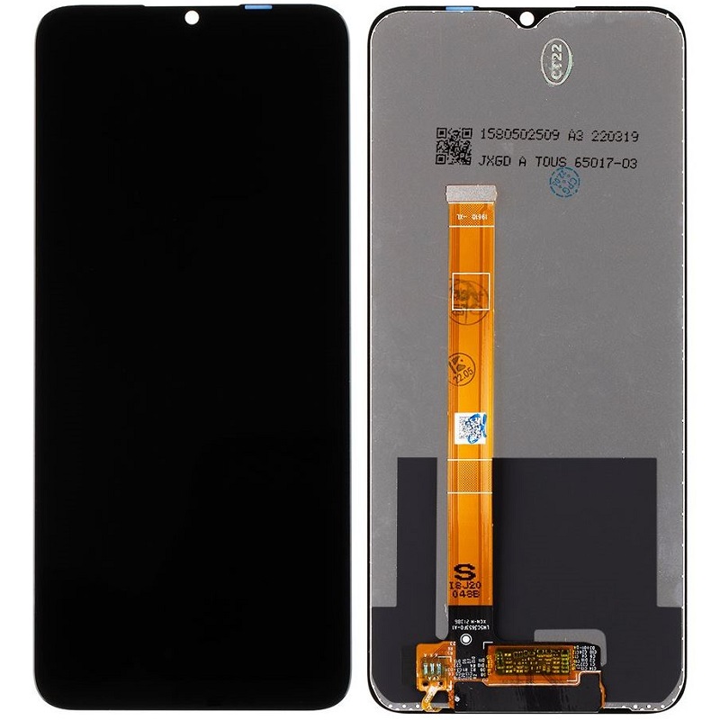 Levně LCD display Realme C21Y, Realme C25Y + dotykové sklo černý