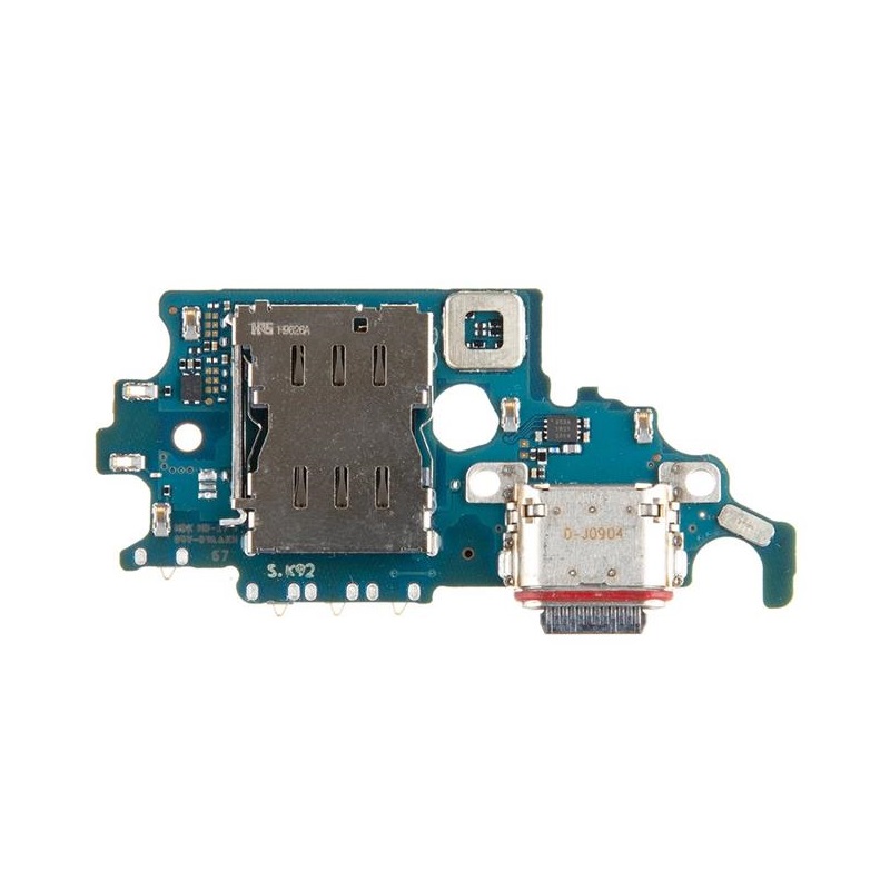 1028127_Flex kabel Samsung G991 Galaxy S21 5G USB-C konektor deska nabijeni + ctecka SIM.jpg