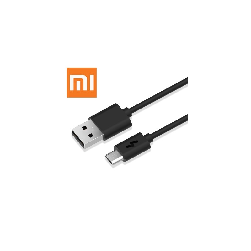 USB datový kabel Xiaomi microUSB 2A 1m Xiaomi Redmi 9A, 9C Original Service Pack černý