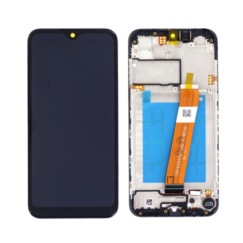 Levně LCD display Samsung A137 Galaxy A13 4G + dotyk + přední kryt Original Service Pack černý