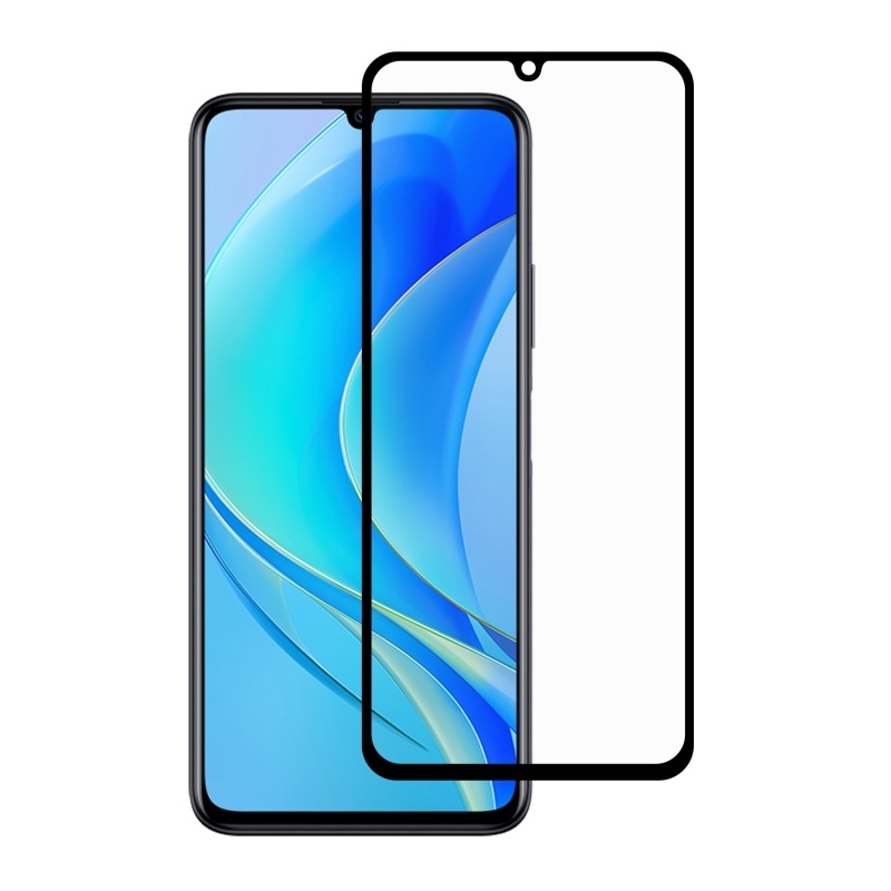 Levně Screen Glass Huawei Nova Y70, Honor X7 5D Full Glue zaoblené černé 1028259