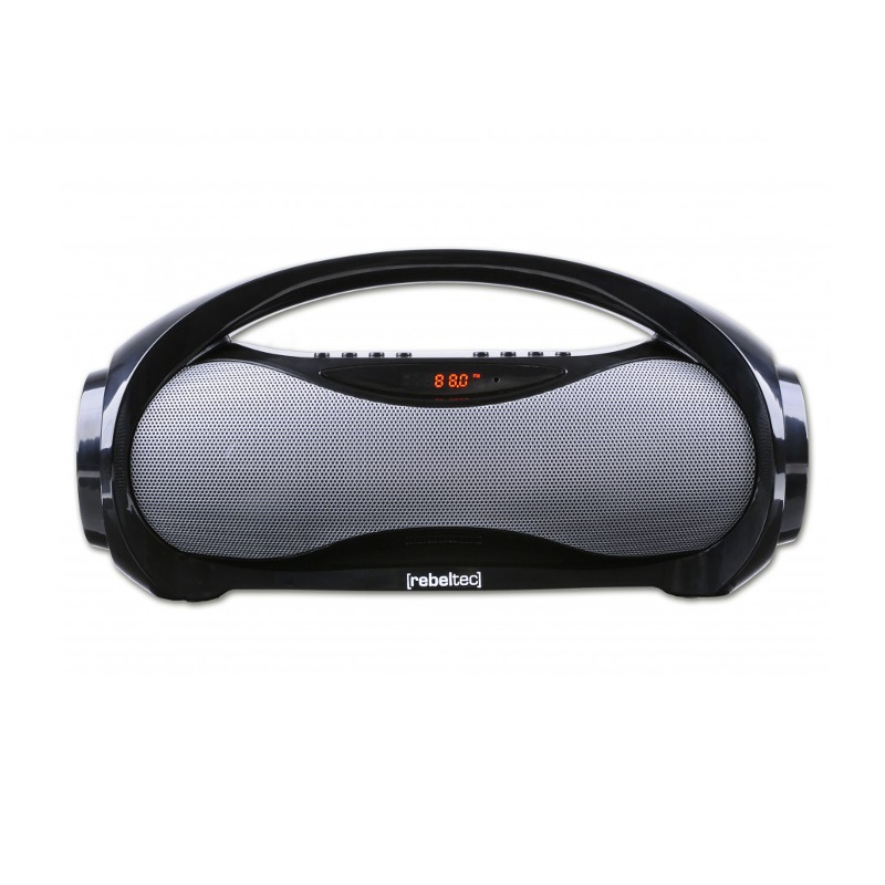 Levně Reproduktor Rebeltec SoundBOX 320 16W RMS, 4x repro, 1800mAh, FM radio, Bluetooth stříbrný