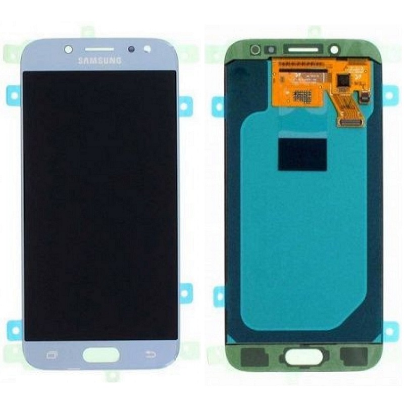 1028640_LCD display Samsung J530 Galaxy J5 2017+ dotyk. folie OEM OLED stribrna-modra.jpg