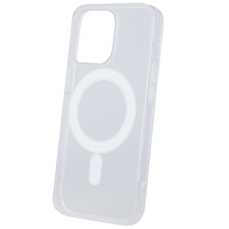 Pouzdro silikon Apple iPhone 15 PRO MAX Magsafe kompatibilní transparentní
