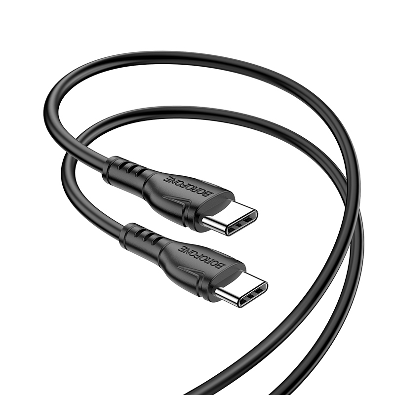 Levně USB datový kabel USB-C to USB-C Borofone BX51 Triumph 60W 1m 3A černý