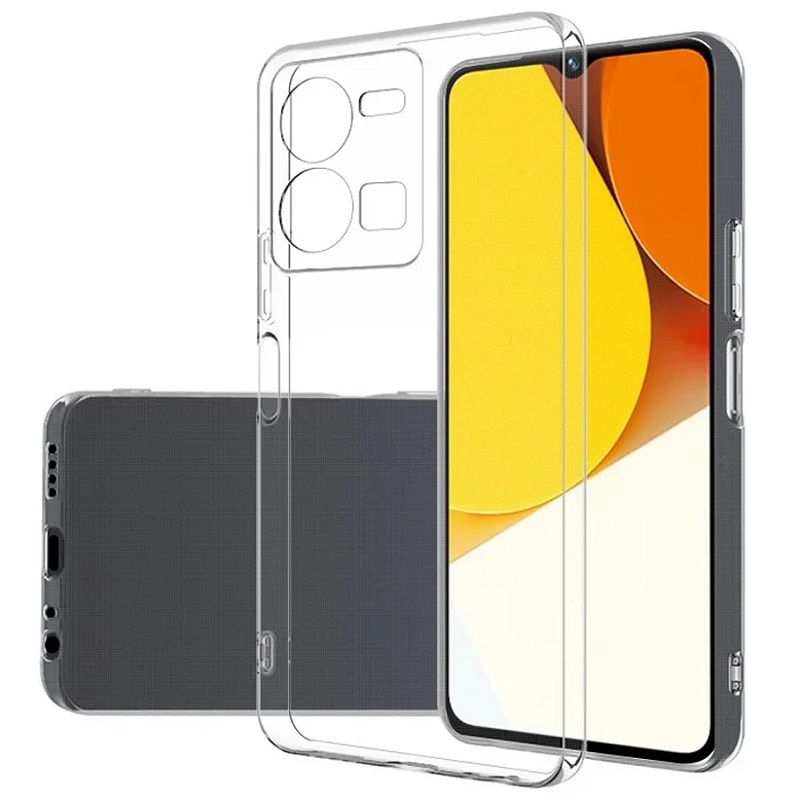 Levně Pouzdro 1Mcz Super-thin TPU supertenké Vivo Y35 průhledné