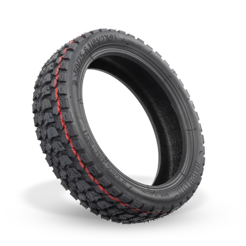 Terenní bezdušová pneumatika pro Xiaomi Scooter RhinoTec 8,5x2 hluboký vzorek, ventilek černá
