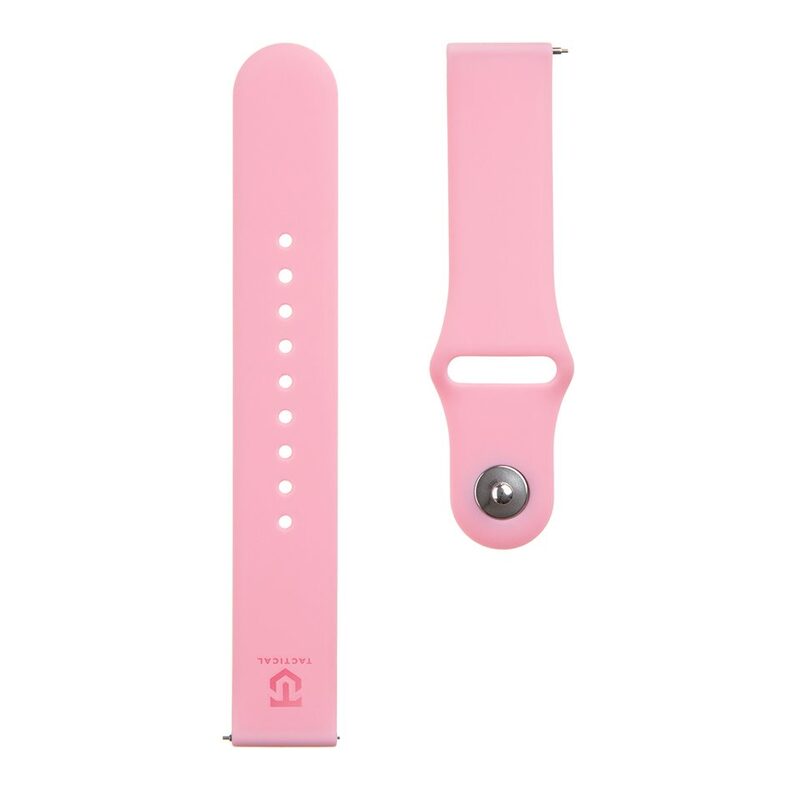 Tactical 435 Clasic silikonový řemínek 20mm, Pink 2447384 Tactical 435 Clasic silikonový řemínek 20mm, Pink 2447384