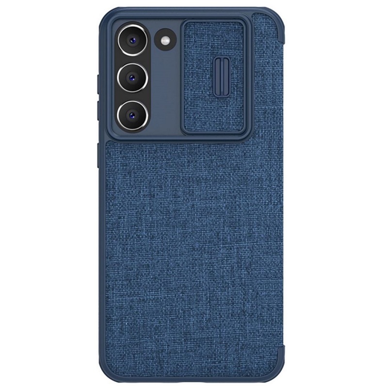 Pouzdro Nillkin Qin Book Pro Cloth Samsung Galaxy S23+ modré