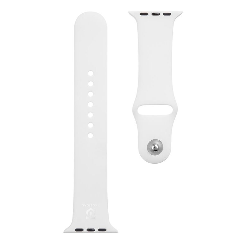 Handodo Tactical 499 Silikonový Řemínek pro Apple Watch 1/2/3/4/5/6/SE 42/44mm White, 2445833