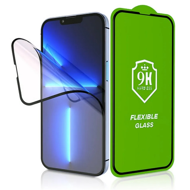 Levně Screen Glass Samsung A145 Galaxy A14, A146 A14 5G 5D Full Glue Bestsuit Flexible černé 1029694