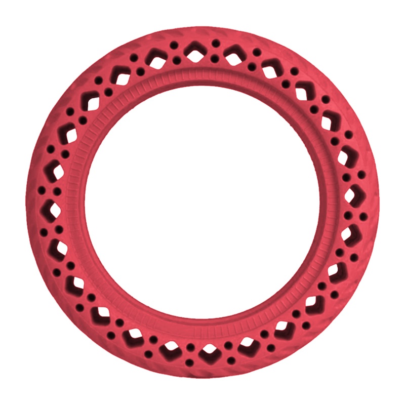 Bezdušová pneumatika pro Xiaomi Scooter, červená - Rubber Wheel Tire for Xiaomi Scooter, Red