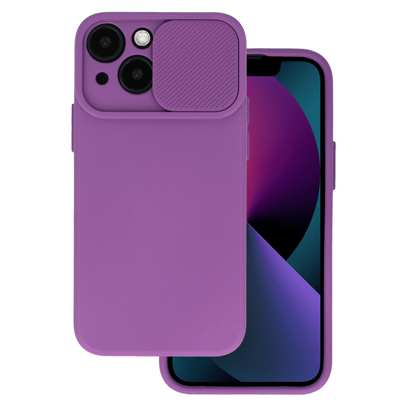 Pouzdro silikon Samsung A145 Galaxy A14 4G, A146 Galaxy A14 5G CamShield Soft fialové