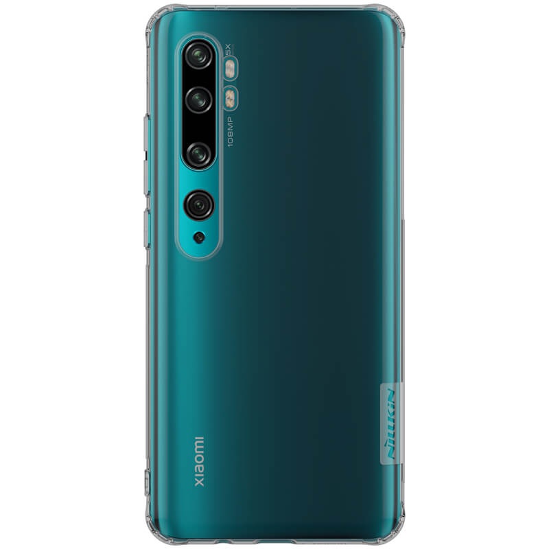 Pouzdro silikon Xiaomi Mi Note 10, Mi Note 10 PRO Nillkin Nature TPU šedé